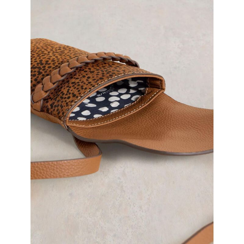White Stuff Clemmy Leather Phone Bag image number 6